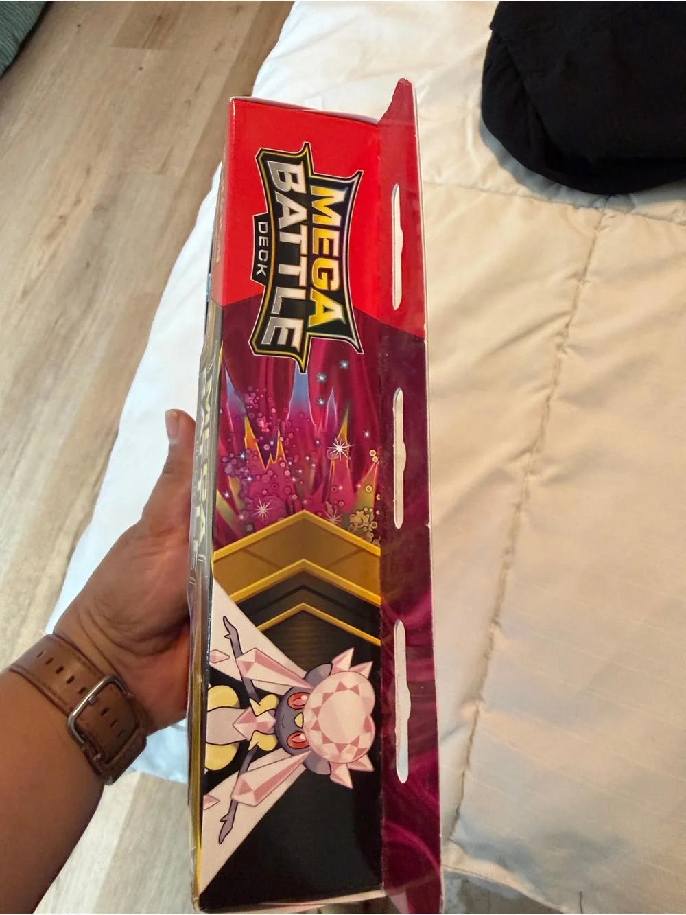 Pokemon Mega Diancie EX Trading Card Box Pink Purple Red